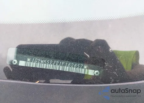 2001 Pontiac Grand Prix Se from USA, damaged, VIN 1G2WK52J21F162657